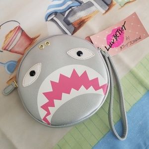 SALE! NWT Betsy Johnson Shark Coin Purse